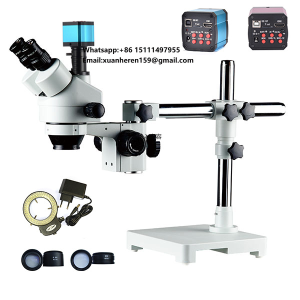 Mobile & Tablet Accessories - Microscopio Estéreo Trinocular con Zoom de