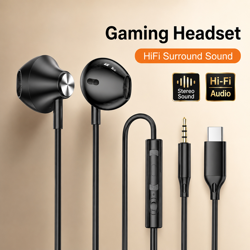 Huawei Tablet Accessories - Auriculares envolventes HiFi, sonido estéreo de