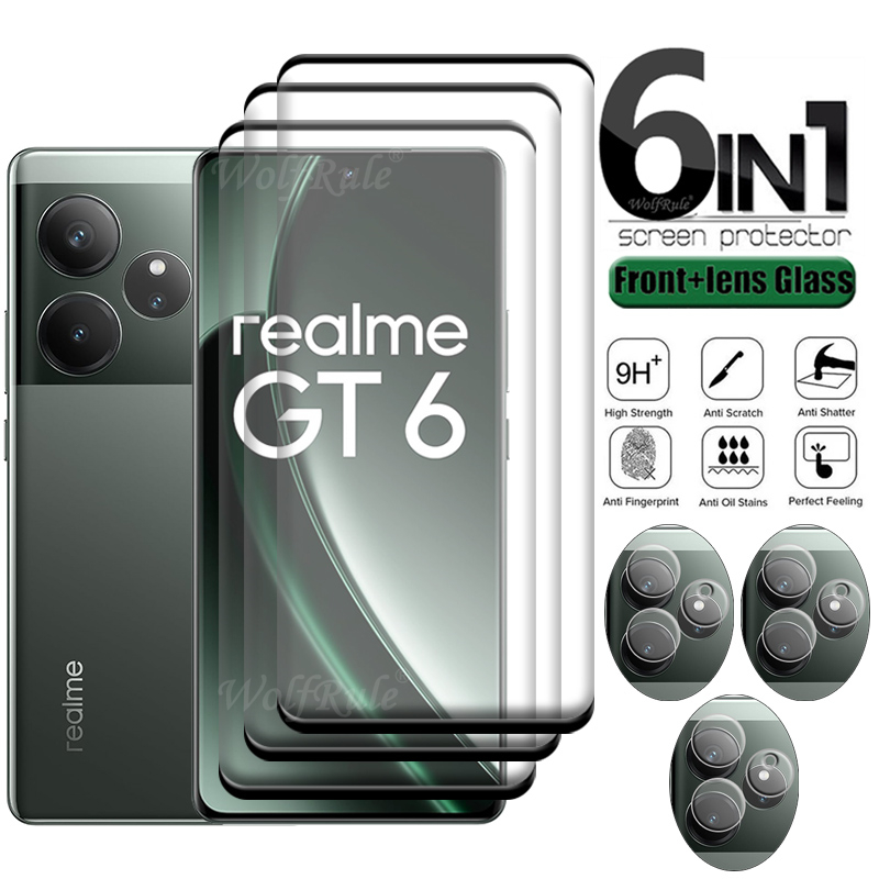Realme Gt 6 - Protector de pantalla de vidrio templado
