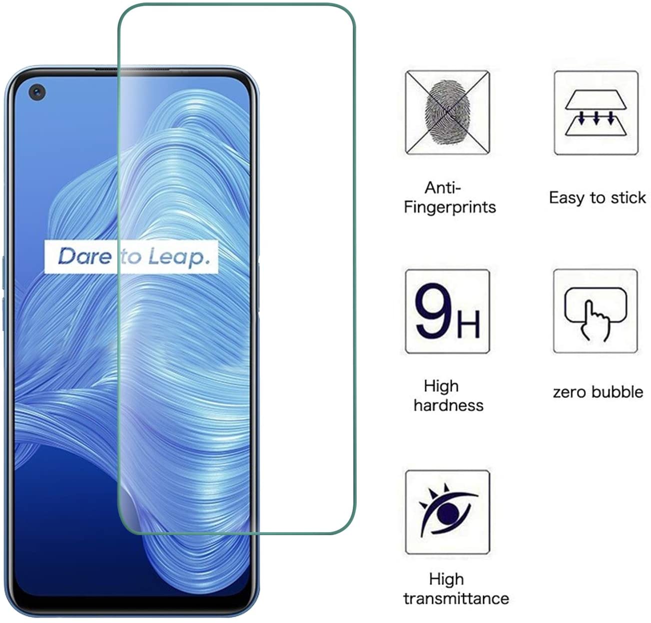Realme Gt 6 - Protector de pantalla de vidrio templado