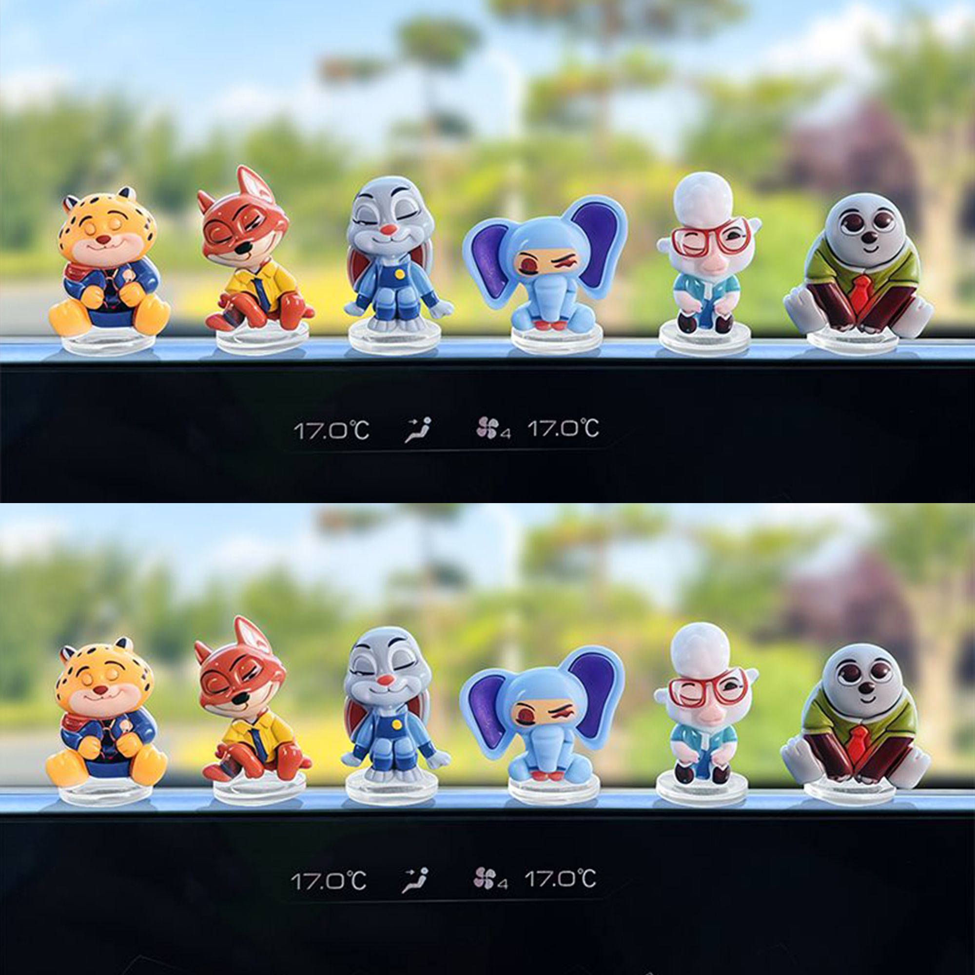 Tablet Accessories - Adorno de coche de dibujos animados