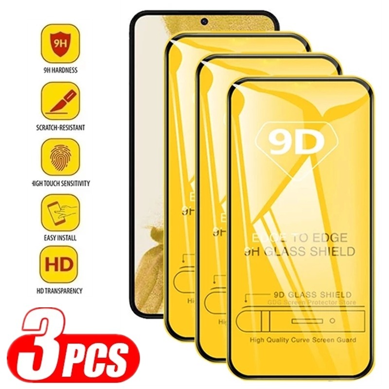 Realme Gt 6 - 3 uds 9D protectores de pantalla