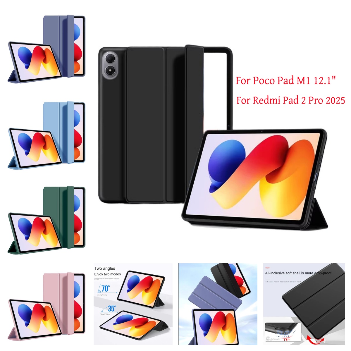 Poco Tablet Accessories - Para Poco Pad M1 12,1 pulgadas