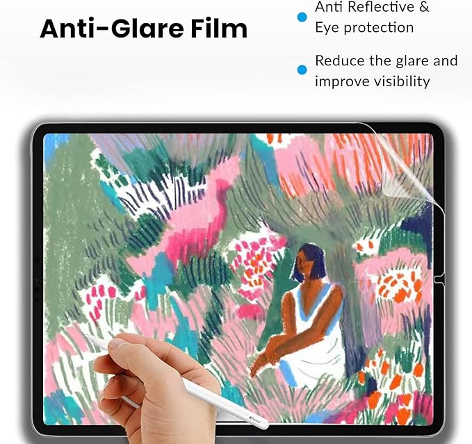 2 protectores de pantalla con  - Paper Feel Screen Film reseña y precio