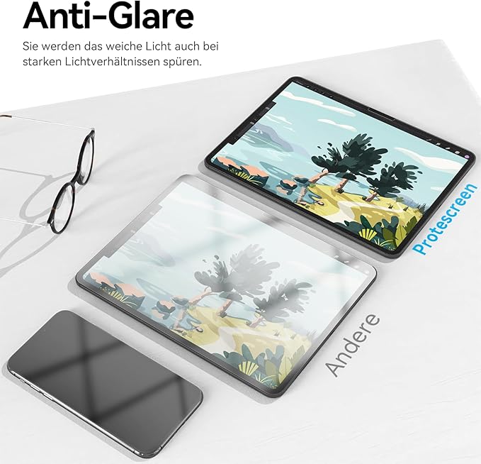 Protector de pantalla para iPa - Paper Feel Screen Film reseña y precio