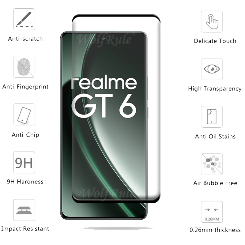 Protector de pantalla de vidri - Realme Gt 6 reseña y precio