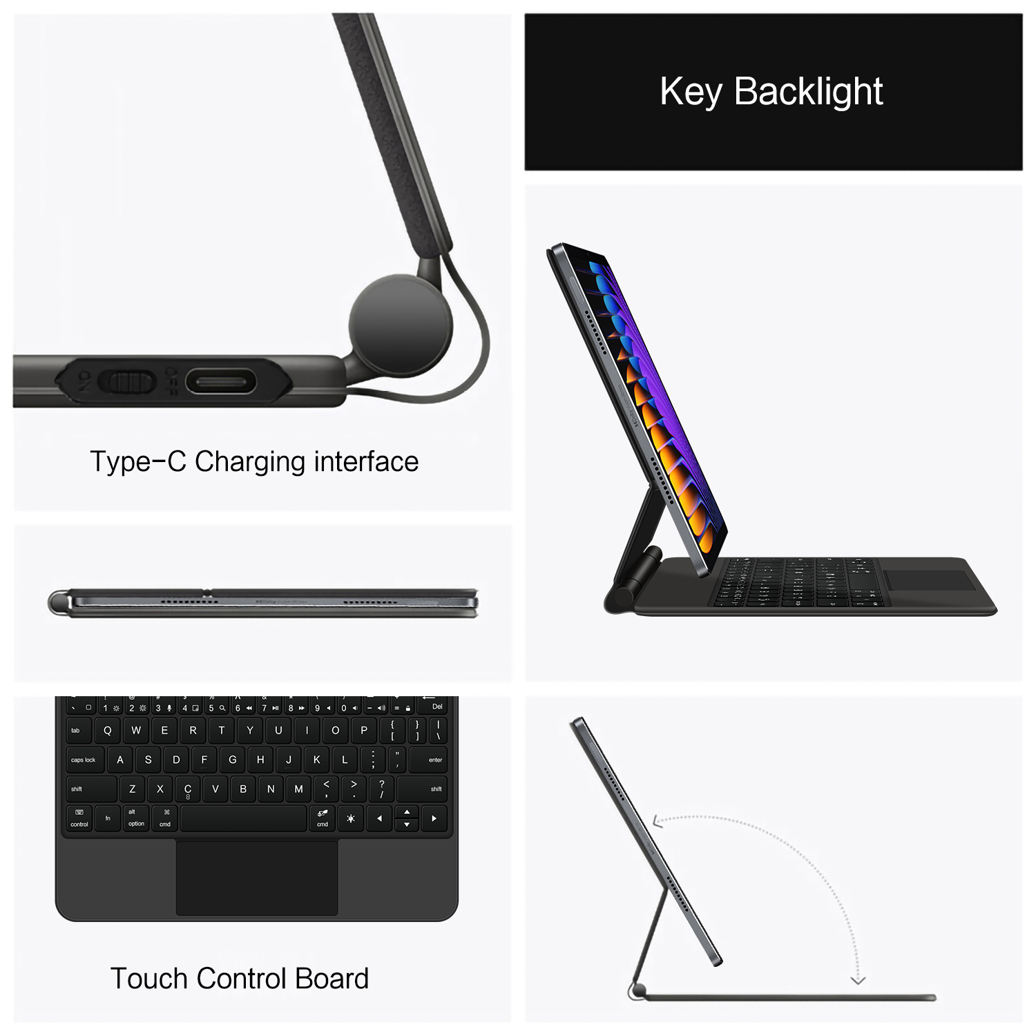 Funda con teclado mágico para  - Magnetic Case Smart reseña y precio