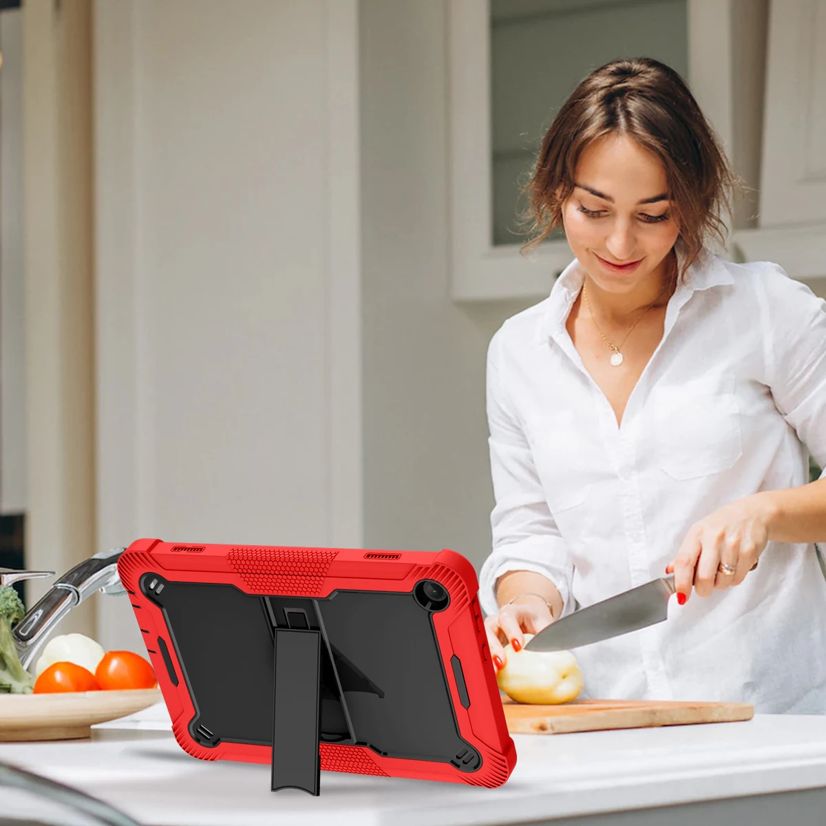Funda con soporte de armadura  - Tablet Cover Accessories reseña y precio