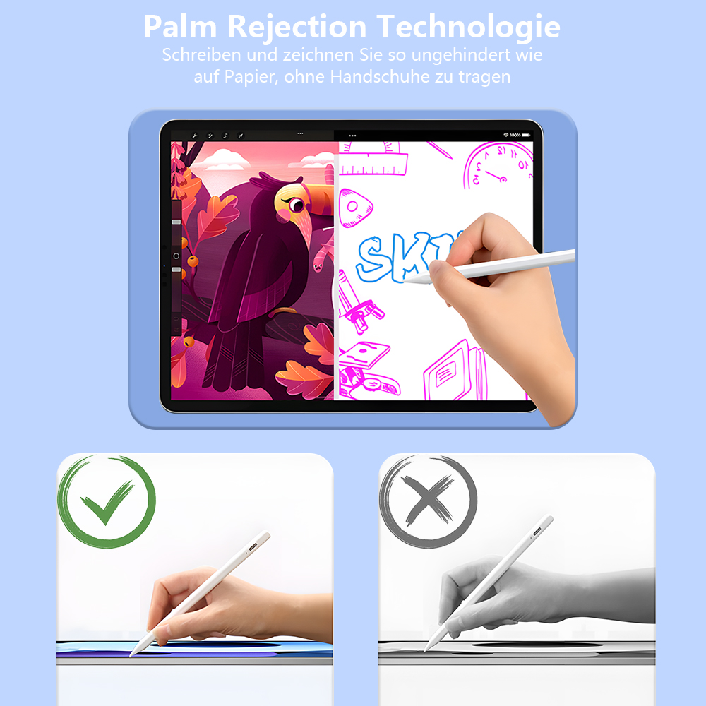 Lápiz Táctil para iPad 2025, C - Tablet Accessories For Kids reseña y precio