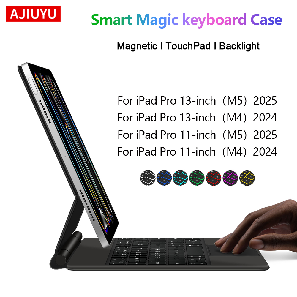 AJIUYU funda con teclado mágic - Magnetic Case Smart reseña y precio