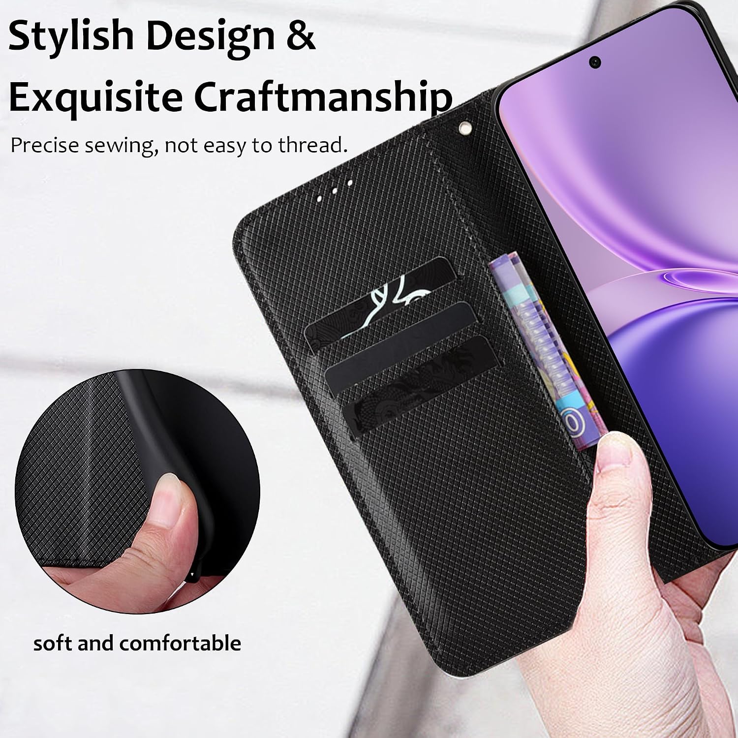 Funda tipo billetera de cuero  - Magnetic Case Smart reseña y precio