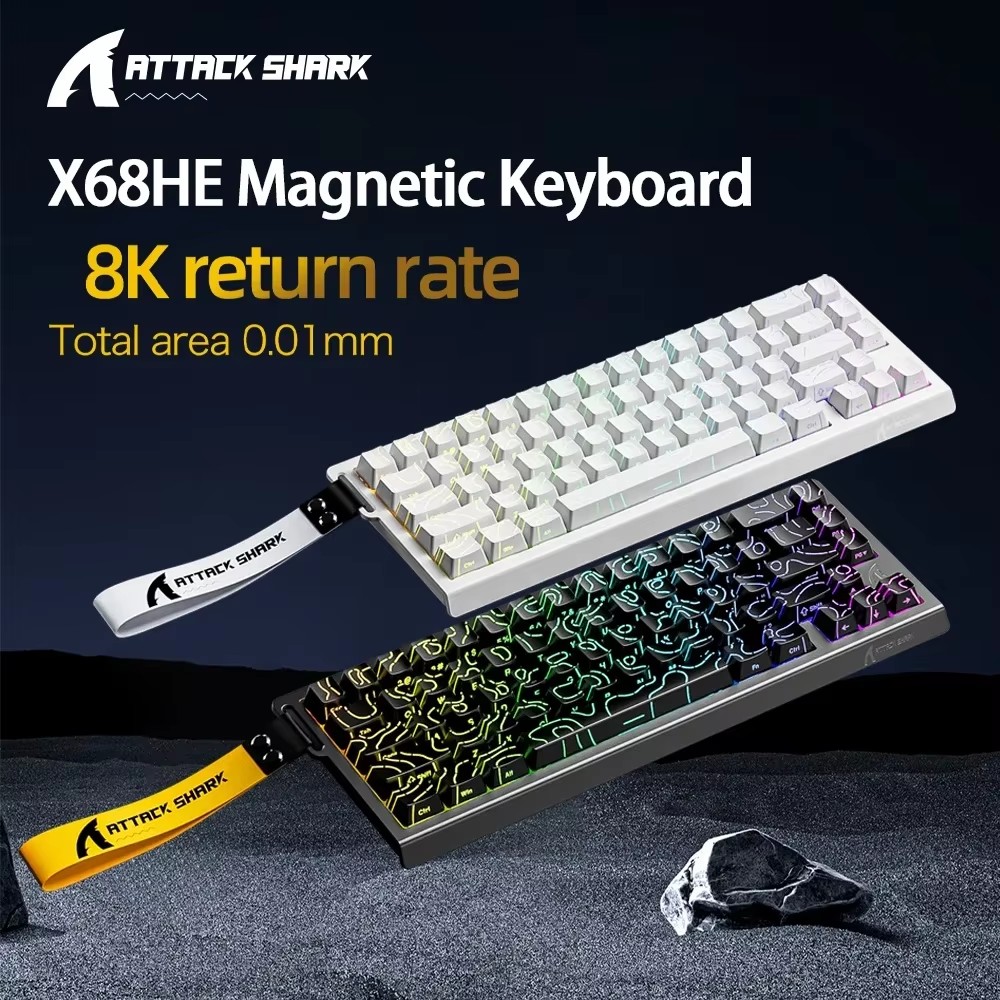 ATTACK SHARK X68HE Teclado mec - Tablet Accessories Gifts reseña y precio