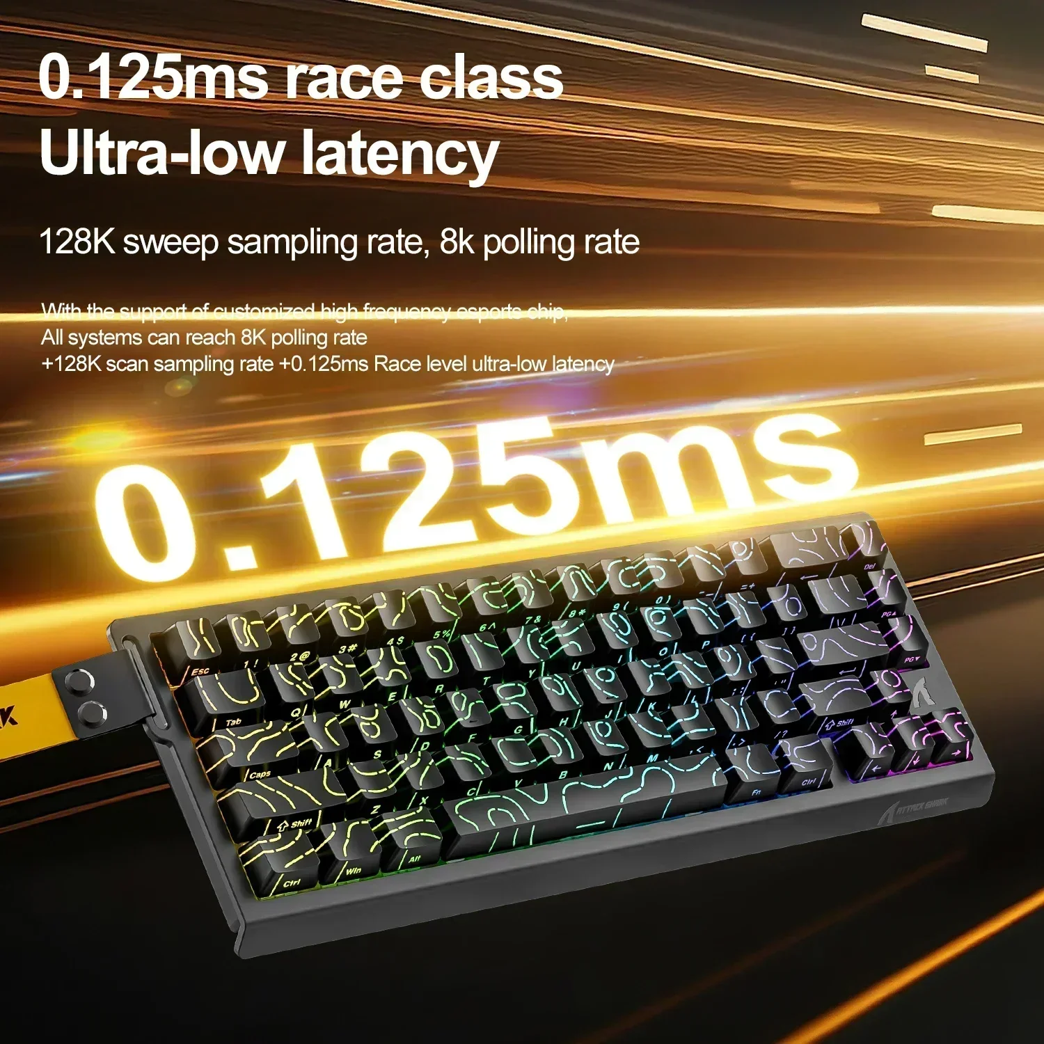 ATTACK SHARK X68HE Teclado mec - Tablet Accessories Gifts reseña y precio
