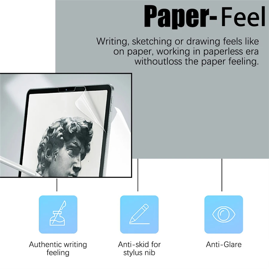 Protector de pantalla de papel - Cheap Tablet Accessories reseña y precio