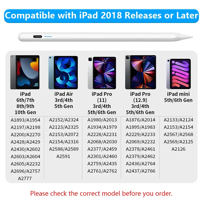Para Apple Pencil 2 iPad lápiz - Tablet Drawing Accessories reseña y precio